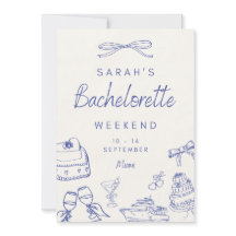 Bachelorette Weekend individuelle Einladung