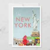 Bachelorette Weekend Itinerary | New York City Einladung (Rückseite)