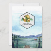 Bachelorette Weekend Itinerary | Summer Camp Einladung (Rückseite)