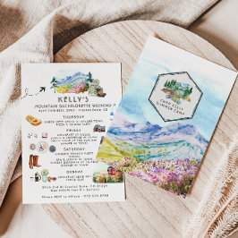 Bachelorette Weekend Itinerary | Summer Camp Einladung