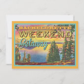 Bachelorette Weekend Party Einladung (Vorderseite)