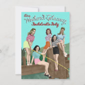Bachelorette Weekend Party Einladung (Vorderseite)