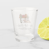 Bachelorette Weekend Party Fiesta Personalisiert Schnapsglas (Rückseite)