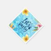 Bachelorette Weekend Personalisiert Pool Party Serviette (Ecke)