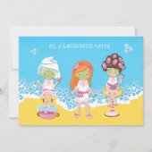 Bachelorette Wellness-Center Party Einladung (Vorderseite)