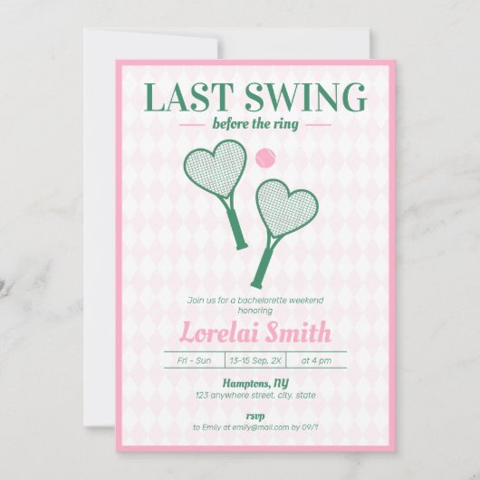 Bachelorette Wine tasting in der Fattoria Moncucch Einladung (Vorderseite)