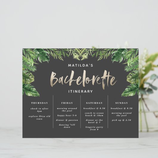 Bachelorette-Wochenende (Stehend Vorderseite)