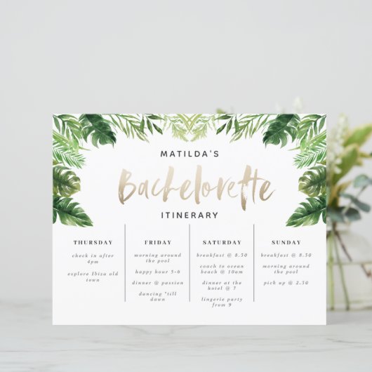 Bachelorette-Wochenende (Stehend Vorderseite)