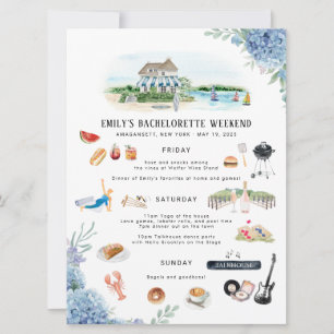 Bachelorette Wochenende   Amagansett, NY Einladung