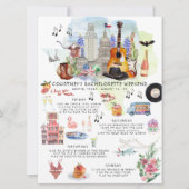 Bachelorette Wochenende | Austin, Texas Einladung (Vorderseite)