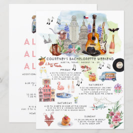 Bachelorette Wochenende | Austin, Texas Einladung