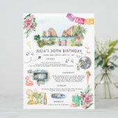 Bachelorette Wochenende | Cabo San Lucas Einladung (Stehend Vorderseite)