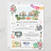 Bachelorette Wochenende | Cabo San Lucas Einladung (Vorderseite)