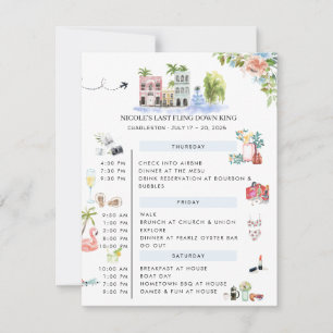 Bachelorette Wochenende Charleston, SC Einladung
