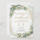 Bachelorette Wochenende Einladung (Vorderseite)