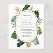 Bachelorette Wochenende Einladung (Vorderseite)