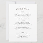 Bachelorette Wochenende Einladung (Vorderseite)