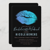 Bachelorette Wochenende Einladung (Vorne/Hinten)