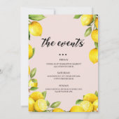 Bachelorette-Wochenende Einladung (Rückseite)