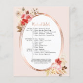 Bachelorette Wochenende Einladung (Rückseite)