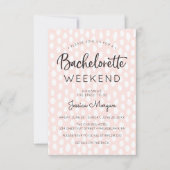 Bachelorette Wochenende Einladung (Vorderseite)