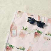 Bachelorette-Wochenende in Pink, gürnig, modern Strandtuch (Beispiel)