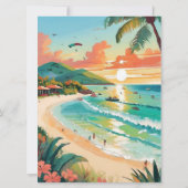 Bachelorette Wochenende | Jamaika Einladung (Rückseite)