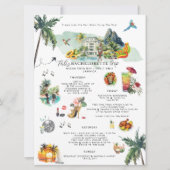 Bachelorette Wochenende | Jamaika Einladung (Vorderseite)