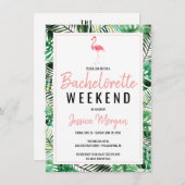 Bachelorette Wochenende Locarno Einladung (Vorne/Hinten)