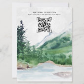 Bachelorette Wochenende | Montana Einladung (Rückseite)