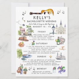 Bachelorette Wochenende | New Orleans Einladung