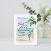 Bachelorette-Wochenende Party Einladung (Stehend Vorderseite)
