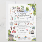 Bachelorette Wochenende | Rom, Italien Einladung (Vorderseite)