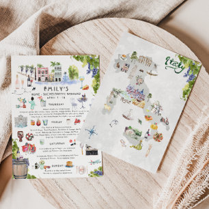 Bachelorette Wochenende   Rom, Italien Einladung