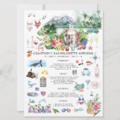 Bachelorette Wochenende | Saint Barthélemy Einladung (Vorderseite)