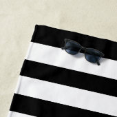 Bachelorette Wochenende Schwarz/Weiß Strandtuch (Beispiel)