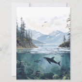 Bachelorette Wochenende | Seattle Einladung (Rückseite)