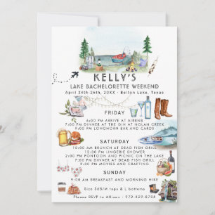 Bachelorette Wochenende   Sommerlager Einladung