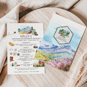 Bachelorette Wochenende   Sommerlager Einladung