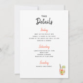 Bachelorette Wochenende Weinroute Mendrisiotto Einladung (Rückseite)