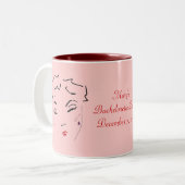 Bachelorette Zweifarbige Tasse (Vorderseite Links)