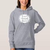 bacheloretten Sie Ihr Bild hier, Foto-Text Hoodie (Vorderseite)