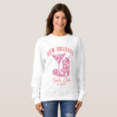 Bachelorettencocktail pink sweatshirt (Vorne ganz)