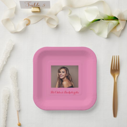 Bacheloretter-Teller Pappteller (Hochzeit)