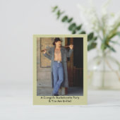 Bachelorettes Junggeselinnen-Abschied Einladung (Stehend Vorderseite)