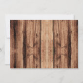 Bacheloretto am Wochenende Einladung (Rückseite)