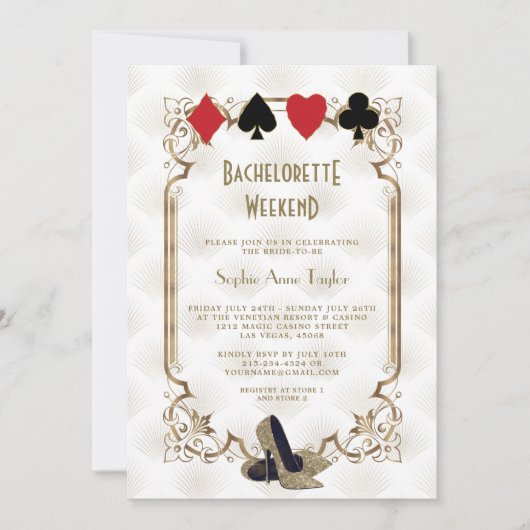 Bacheloretto Casino Lugano Einladung (Vorderseite)