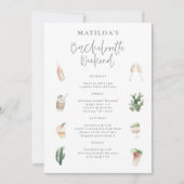 Bacheloretto-Wochenende Feiertagskarte (Vorderseite)