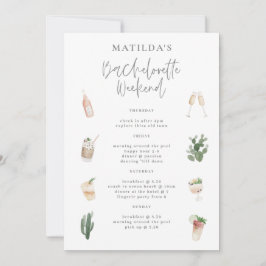 Bacheloretto-Wochenende Feiertagskarte