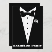 Bachelorparty, Bräutigam-Dusche, Party.... Einladung (Vorne/Hinten)